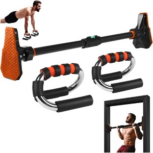 SQUATZ Doorway Pullup Bar & S-Shaped Push Up Bars - 1 of 4