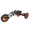 Whisen Modular Go-Kart Kit Gift Kids, 20-in-1 Ride-On Toy & Balance Riding Bike with Stand Scooter and Building Kit Design - Orange - 4 of 4