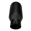 GOTGELIF 4" Inlet 6" Outlet 12" Long Stainless Steel Car Exhaust Tip Exhaust Muffler with Rolled Edge - 4 of 4