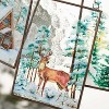 Woodland Triptych Ornament Multicolor 6.25"H Glass Set of 3 - 2 of 2