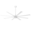 Airsurfer 72" Ceiling Fan with Color-Changing LED Light and Light Memory Function,8 Blades Ceiling Fan with 7"/24" Downrods,Remote Included - 3 of 4