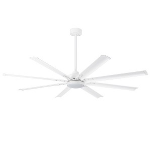 Airsurfer 72" Ceiling Fan with Color-Changing LED Light and Remote - 1 of 4