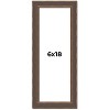 PosterPalooza | Panoramic Elegant Brown Picture Frame - UV Acrylic, Foam Board Backing, Hanging Hardware - 2 of 4