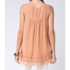 Women's Crochet Bohemian Tank - entro - 3 of 4