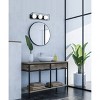 3-Light Grayson Bath Light Matte Black with White Glass Shade - EGLO: ETL Listed, Adjustable Head Tilt - 2 of 4