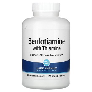 Lake Avenue Nutrition Benfotiamine with Thiamine, 250 mg, 120 Veggie Capsules - 1 of 4