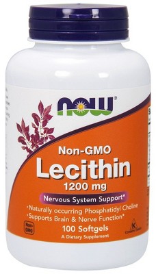 Lecithin 19 Grain 1200 mg by Now Foods  -  100 Softgel