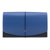 Smead Handy File, Alphabetic (A-Z) and Monthly (Jan.-Dec.) 21 Pockets, Flap and Cord Closure, Blue/Black (70506) - 3 of 4