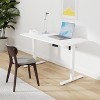 Infurnic Desks, Standing Desk with Splice Board, Adjustable Height Sit Stand Desk for Office or Home, White, 24"*48"*27.5" - 2 of 4