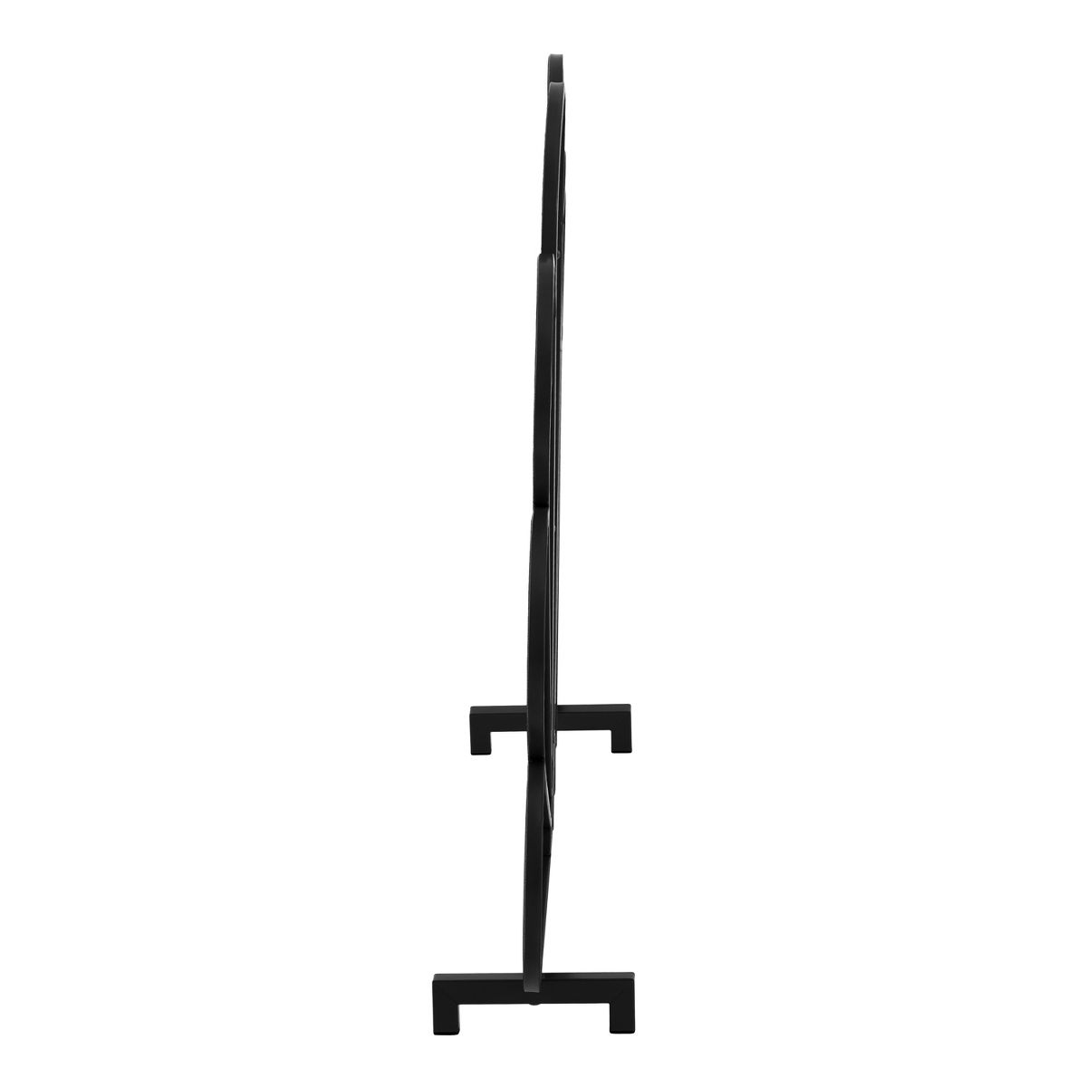 Christopher Knight Home Joren Modern Iron Freestanding Fireplace Screen with Fan‑Shaped Peacock Design - thumbnail 7