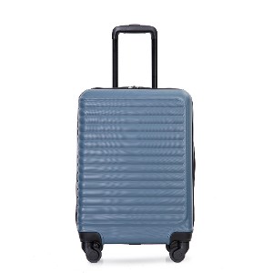 Lyngins 20" Carry on Luggage Lightweight Suitcase, Lightweight Durable ABS Luggage with Spinner Wheels, Free Non-Woven Bag, Away Luggage for Travel - 1 of 4