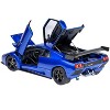 Lamborghini Diablo GTR Monterey Blue Metallic 1/18 Diecast Model Car by Autoart - 2 of 4