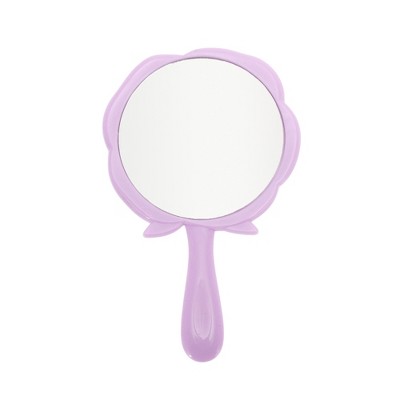 Unique Bargains Rose Flower Handheld Mirror 1 Pc