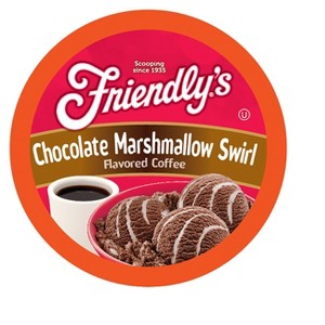 Friendly's Ice Cream Flavored Pods Keurig 2.0,Chocolate Marshmallow Swirl,40Ct - 1 of 4