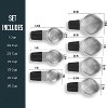 Magnetic Measuring Cups Set, 7Pc Heavy Duty Stainless Steel Nesting Measuring Cup with Easy to Read Engraved Markings for Dry & Liquid Ingredients - 3 of 4