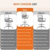 Grungis Office Chair with Adjustable Foot Ring,Adjustable Height Desk Chair for Adult, Student - 2 of 4