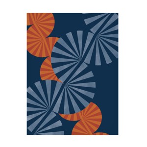 Trademark Fine Art - Elena Ristova  blue rust 43 Canvas Art - 1 of 4