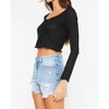 Women's High Rise Denim Shorts - KanCan - 2 of 4