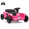 Blue 24V Two Seater Electric Ride On Car For Kids With Remote Control Dual 120W Motors Music Usb Storage And Safety Features Blue - 4 of 4