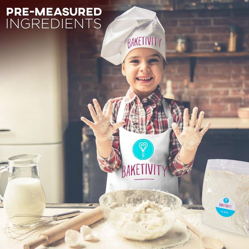 BAKETIVITY Kids Baking DIY Activity Kit - Bake Delicious Chocolate Chunk Cookies with Pre-Measured Ingredients – Best Gift for Boys & Girls Ages 6-12, 2 of 8