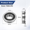 Unique Bargains Chrome Steel Rubber Shielded Flanged Ball Bearing - 3 of 4