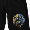 Mortal Kombat Klassic Characters Men's Black Sleep Pajama Shorts - image 2 of 3