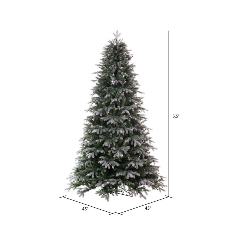 Vickerman Artificial Frosted Douglas Fir Christmas Tree, 3 of 6