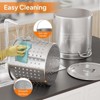 Winado 36 QT Stainless Steel Stock Pot with Strainer Basket , Lid and Hook - 3 of 4
