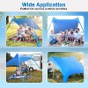 LakeForest"6.5x6.5FT Foldable Beach Canopy Tent with Sandbags, Poles, Sun Protection & Portable Storage Bag"Blue - 4 of 4