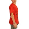 Elevenparis Mens Skull Graphic T-Shirt, Red, X-Large - 2 of 4
