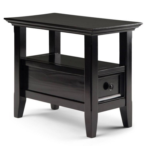 14 Halifax Narrow Side Table Hickory Brown Wyndenhall Target