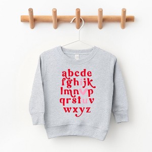 The Juniper Shop Vday Alphabet Toddler Graphic Sweatshirt - 1 of 2