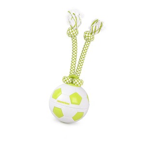 Allforpaws Inteactive Dog Toy Motion Activated Moving Dog Soccer Ball With Tugging Rope - 1 of 4