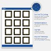 Avery Square Labels, Black with Gold Pattern, 2" x 2" - 3 of 4