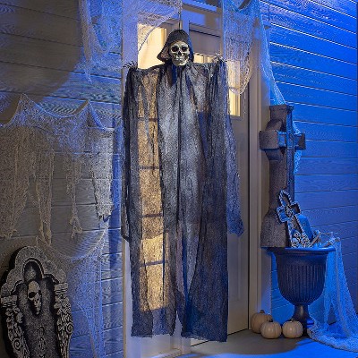 Sunstar Reaper Hanging Halloween Decoration - 60 in - Black
