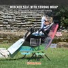VEVOR Reclining Camping Chair, 300 lbs Load Camping Hammock Chair, Rocking Lounge Folding Chair with Cup Holder Storage Bag Headrest - 3 of 4