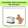 NISPIRA Dog Cat Water Fountain Activated Charcoal Water Filter Kit Replacements For Petlibro PLWF005 PLWF115 PLWF105, 12 Packs - 3 of 4
