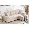 Modular Sectional Sofa, U/L-Shaped Couch w/ Removable Cover, Modern Convertible Deep Seat Sofa, Comfy Cloud Sleeper Sofa Couch for Living Room&Office - 4 of 4