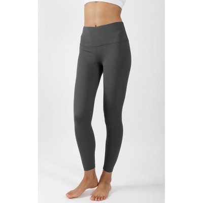 Yogalicious Womens Lux Ballerina Ruched Ankle Legging - Wild Wind - X Large  : Target