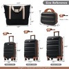 8 Piece Lightweight Spinner Luggage Set with Duffel and Packing Cubes for Travel and Business 12/20/24/28 Inch - Cuddlewood - 4 of 4