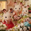 Calico Critters Chocolate Rabbit  Family, Set of 4 Collectible Doll Figures - 3 of 4