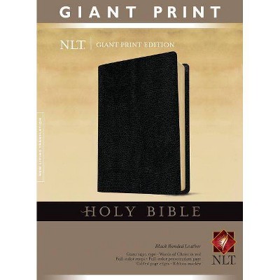 Giant Print Bible-NLT - 2nd Edition,Large Print (Leather Bound)