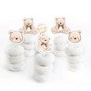 Big Dot of Happiness We Can Bearly Wait - Dessert Cupcake Toppers - Teddy Bear Baby Shower Clear Treat Picks - Set of 24 - 2 of 4