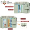 Clotth Wallets for Women - RFID Blocking Small Wallets - Compact Bifold Design with 14 Card Slots,Zipper Pocket & ID Window for Daily Use - 3 of 4