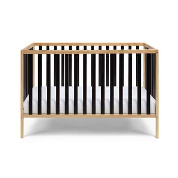 Baby Cache Deux Remi 3-in-1 Convertible Island Crib - Natural/Black