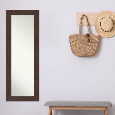 Wildwood Brown and Silver Full-Length Wood Mirror