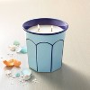 Arch Embossed Ceramic Jar Candle Coral 12oz - Hearth & Hand™ with Magnolia - 2 of 3