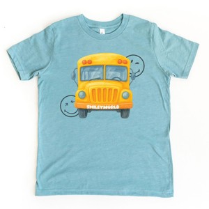 The Juniper Shop SmileyWorld Watercolor Bus Youth Short Sleeve Tee - 1 of 4