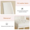 VYNXARIA 4 Dining Chair Set, White Dining Chair Set, PU Material High Back Seat and Sturdy White Leg Chair for Dining Room, Kitchen and Living Room - 4 of 4