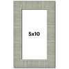 PosterPalooza | Panoramic Sculpted Blue Picture Frame - UV Acrylic, Foam Board Backing, Hanging Hardware - 2 of 4